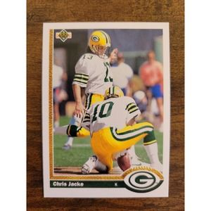 1991 Upper Deck Premier Edition High Number #577 Chris Jacke - NFL - Fresh Pull